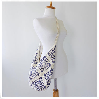 Mosaic Granny Square Bag Crochet Pattern