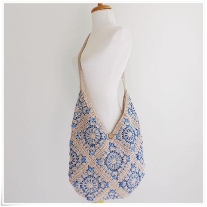 Mosaic Granny Square Bag Crochet Pattern