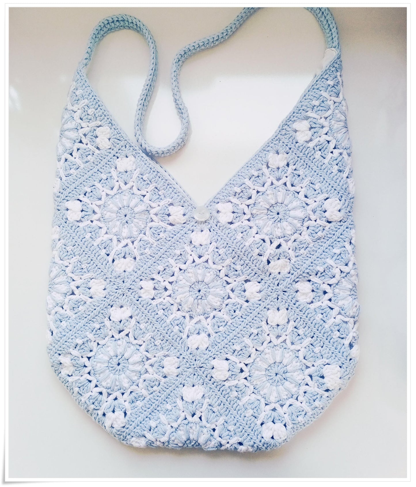 Mosaic Granny Square Bag Crochet Pattern