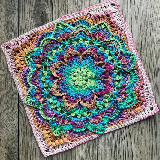 Flower of the Night Mandala Crochet Pattern