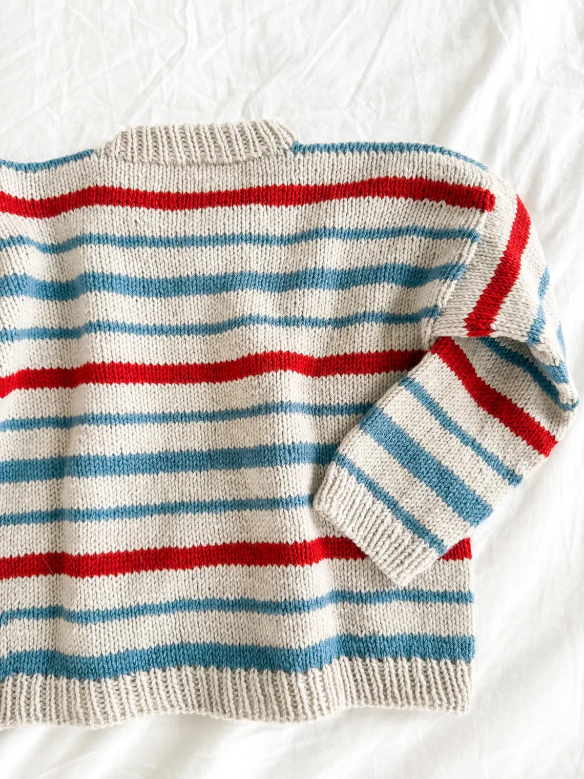 Nordic Stripes Kids Sweater Knitting Pattern