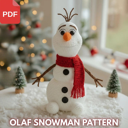 Olaf Inspired Snowman Crochet Pattern
