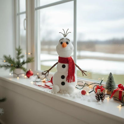 Olaf Inspired Snowman Crochet Pattern