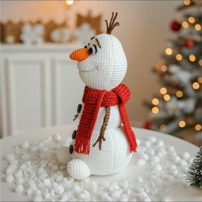 Olaf Inspired Snowman Crochet Pattern