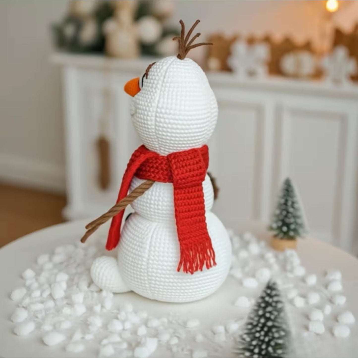 Olaf Inspired Snowman Crochet Pattern