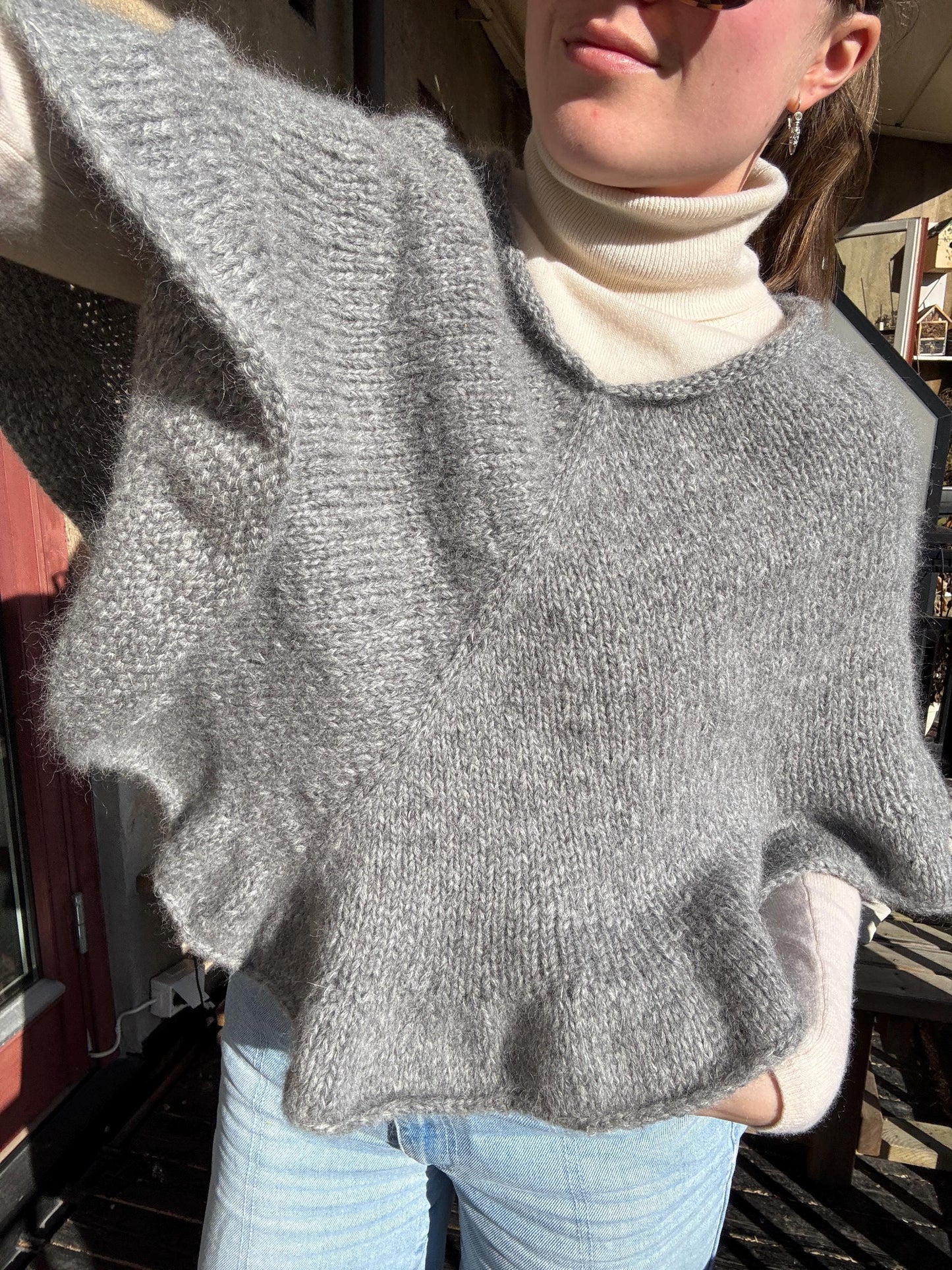 Oslo Poncho Knitting Pattern