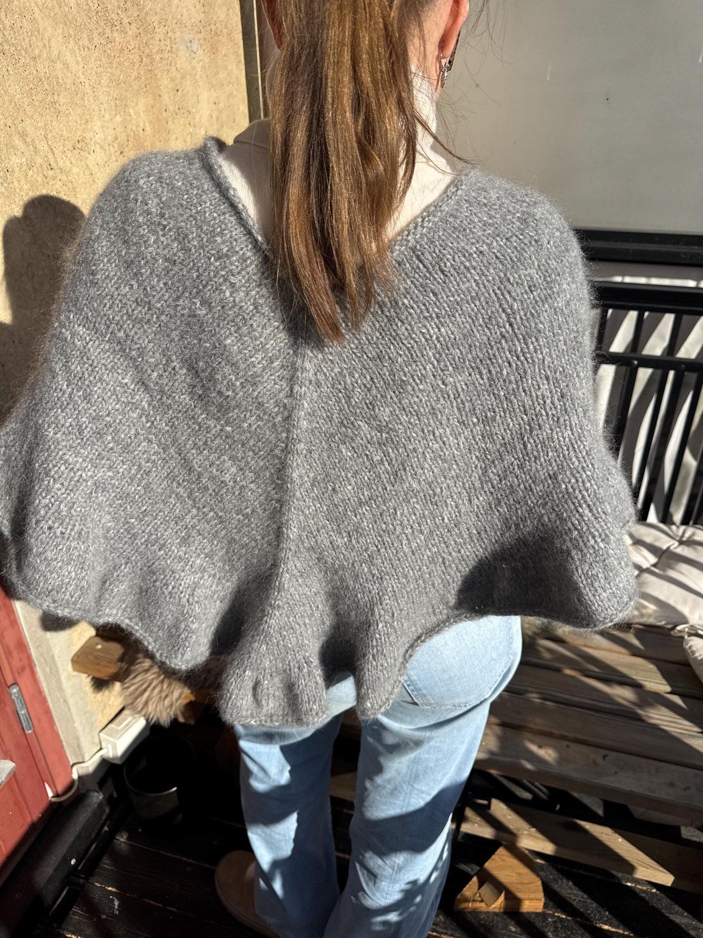 Oslo Poncho Knitting Pattern