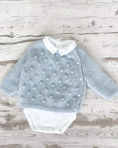 Popcorn Cardigan Knitting Pattern