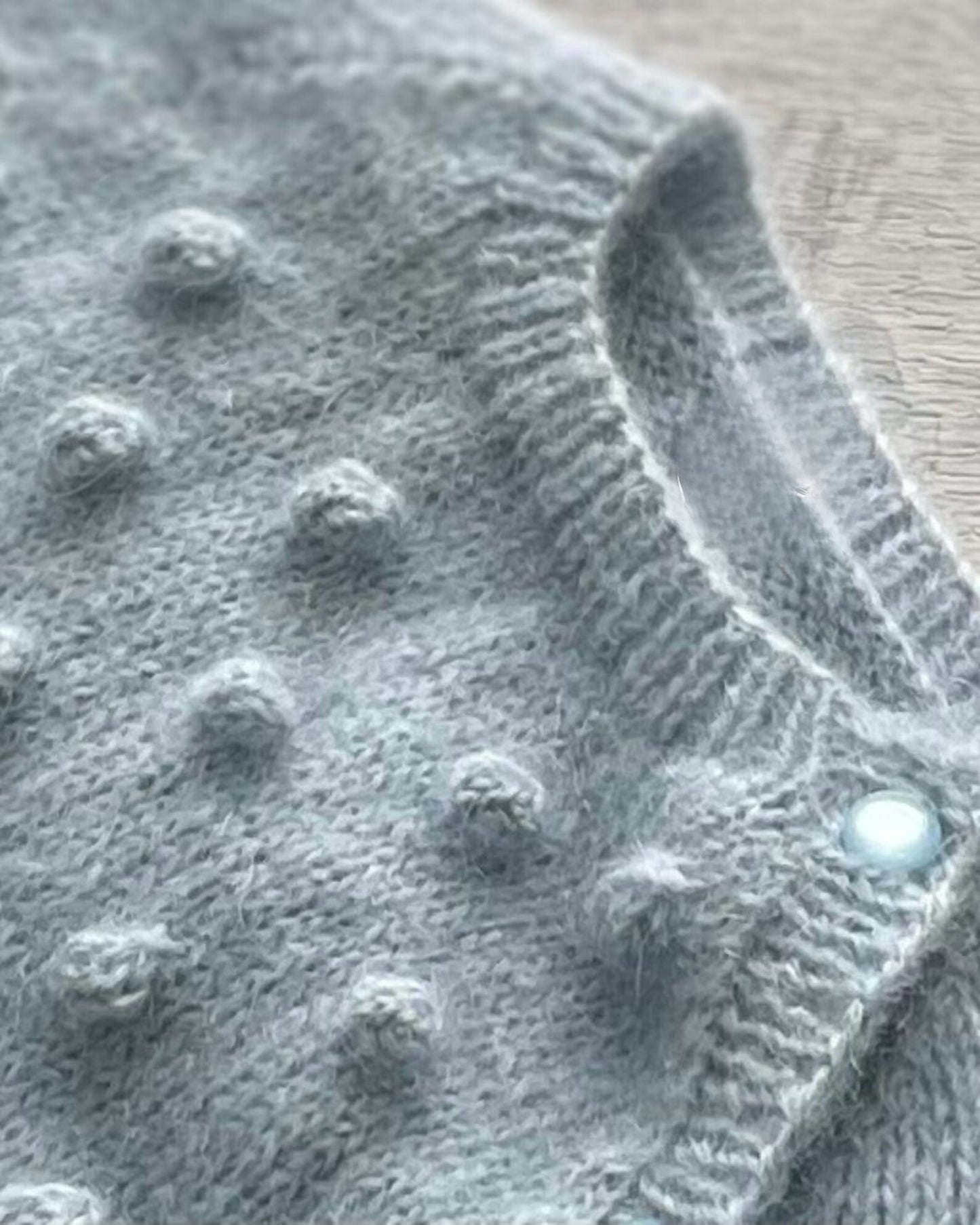 Popcorn Cardigan Knitting Pattern