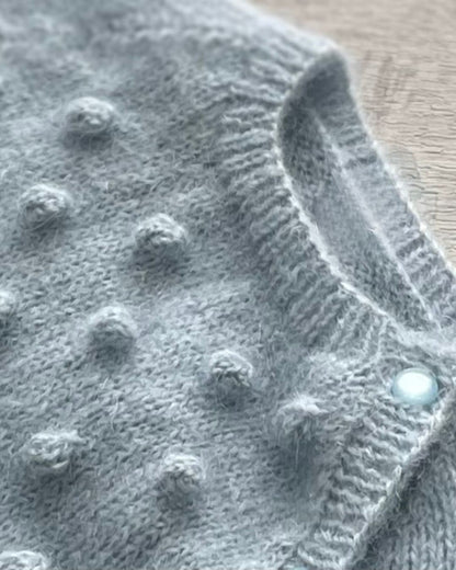 Popcorn Cardigan Knitting Pattern