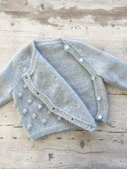 Popcorn Cardigan Knitting Pattern