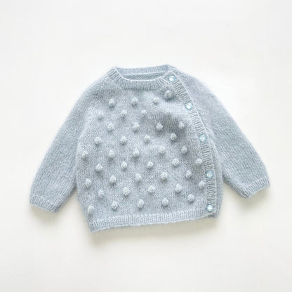 Popcorn Cardigan Knitting Pattern