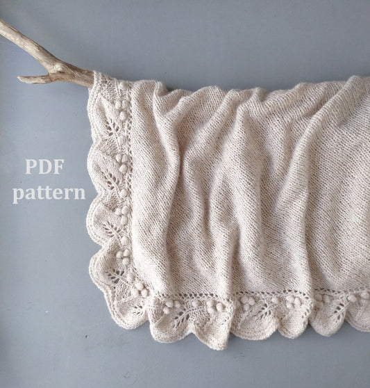 Cozy Baby Blanket Knitting Pattern