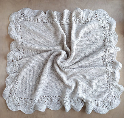 Cozy Baby Blanket Knitting Pattern