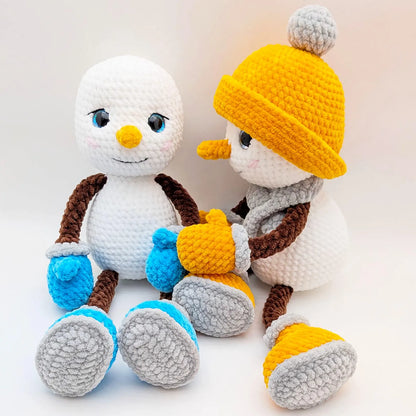 Plush Snowman Crochet Pattern