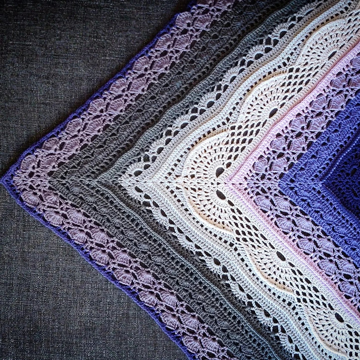 PuErhTea Shawl Crochet Pattern
