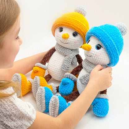 Plush Snowman Crochet Pattern