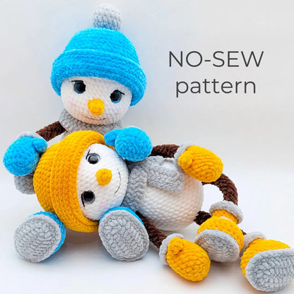 Plush Snowman Crochet Pattern