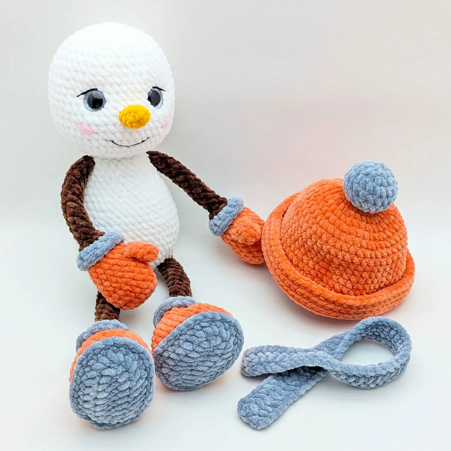 Plush Snowman Crochet Pattern