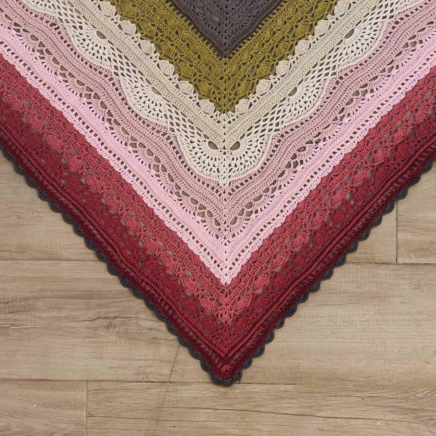 PuErhTea Shawl Crochet Pattern