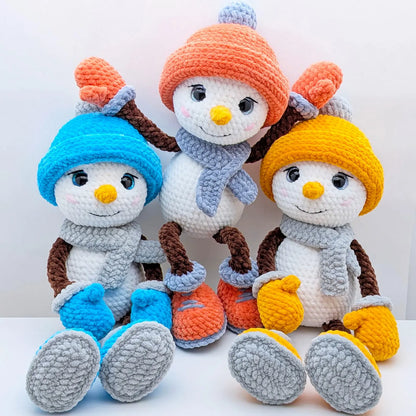 Plush Snowman Crochet Pattern