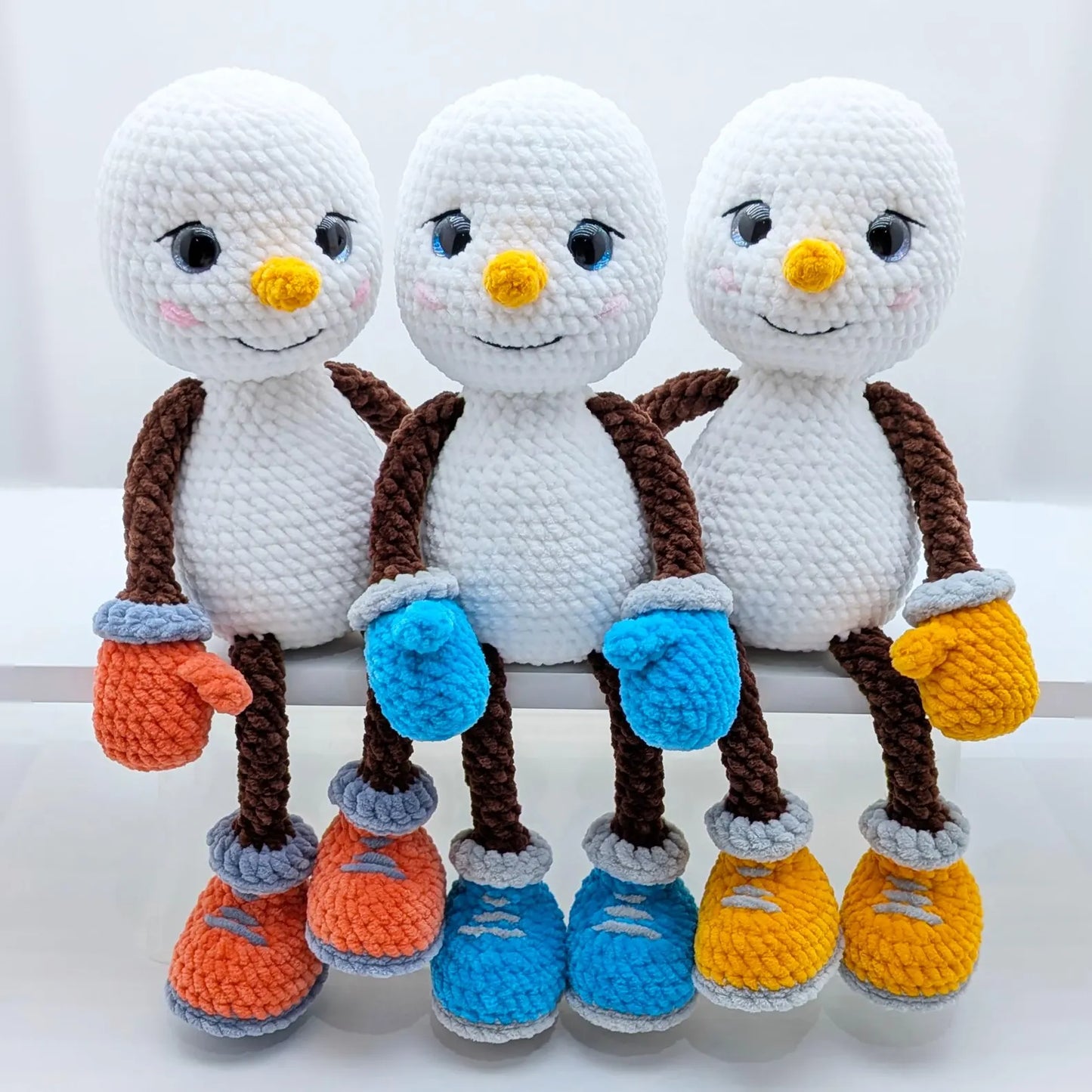 Plush Snowman Crochet Pattern