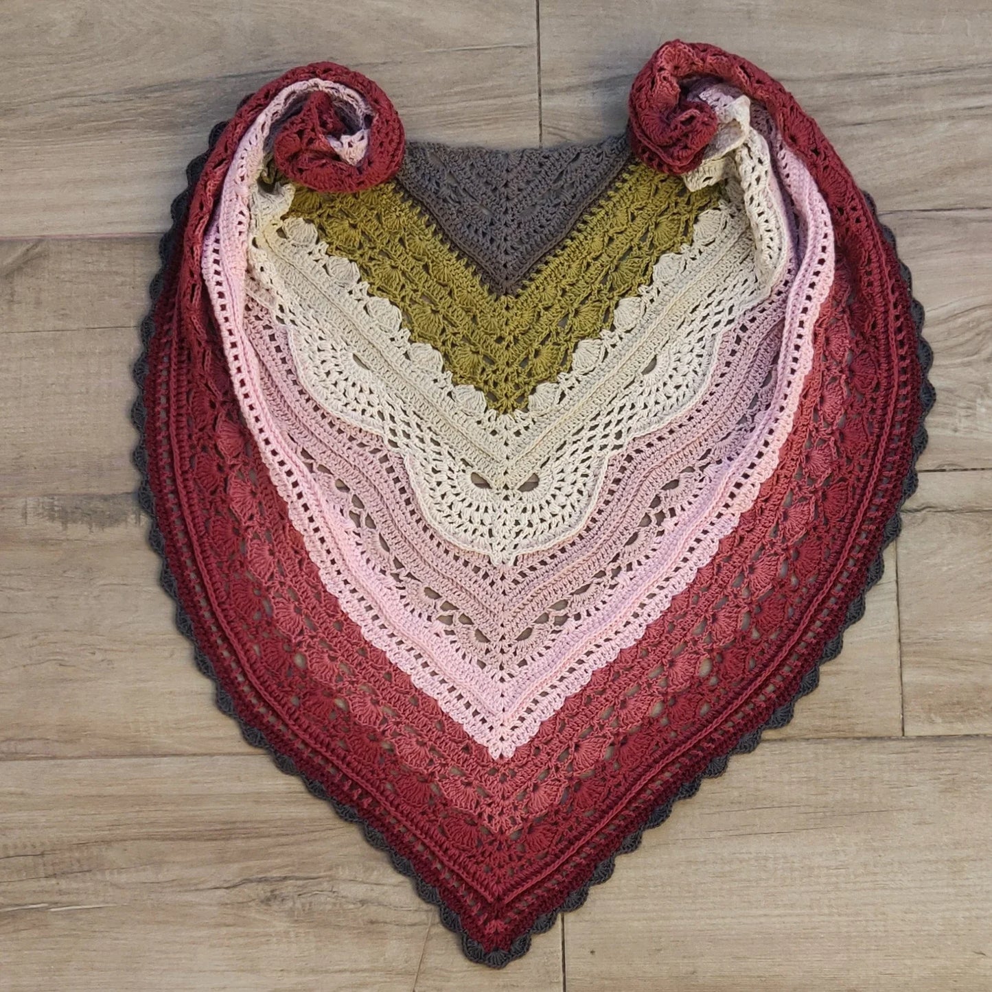 PuErhTea Shawl Crochet Pattern