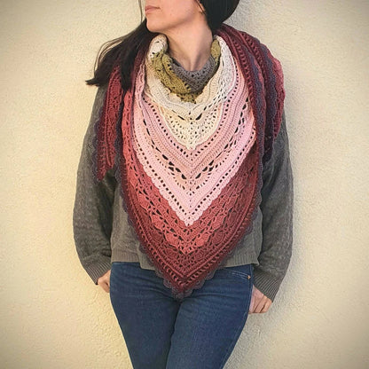 PuErhTea Shawl Crochet Pattern