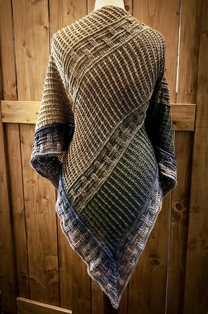 Silver Sands of Morar Shawl Crochet Pattern