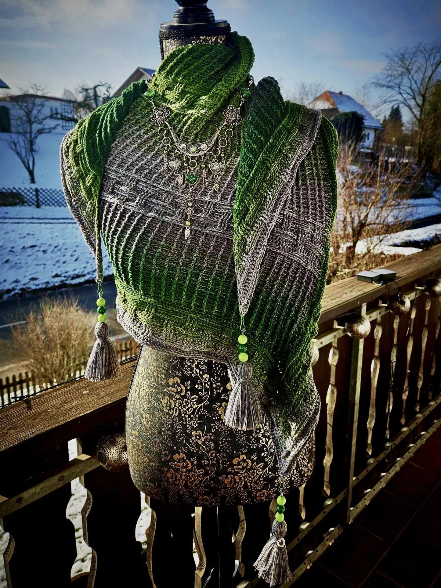 Silver Sands of Morar Shawl Crochet Pattern