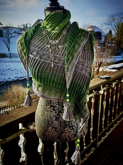 Silver Sands of Morar Shawl Crochet Pattern