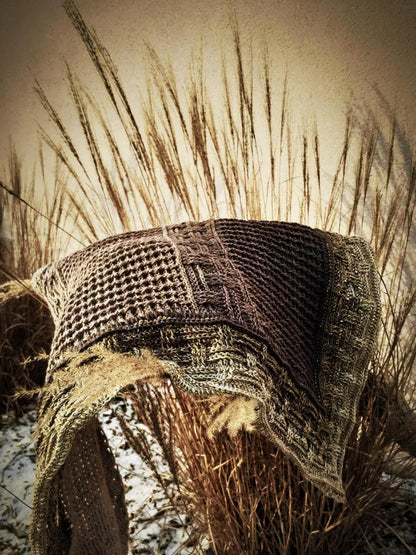 Silver Sands of Morar Shawl Crochet Pattern