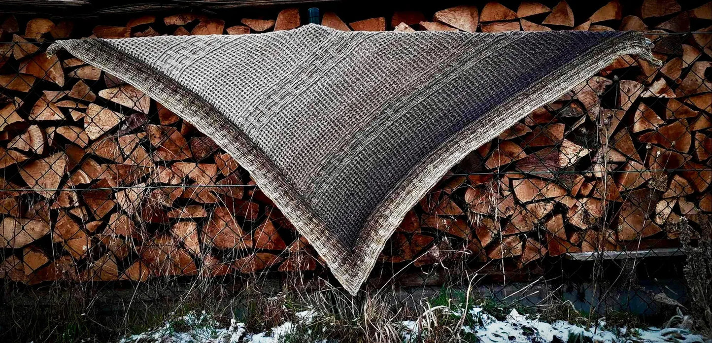Silver Sands of Morar Shawl Crochet Pattern