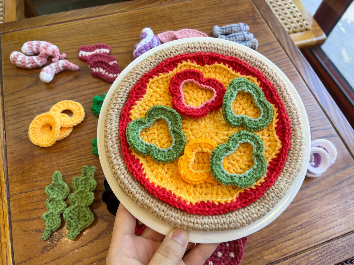 Pizza Play Set Crochet Pattern