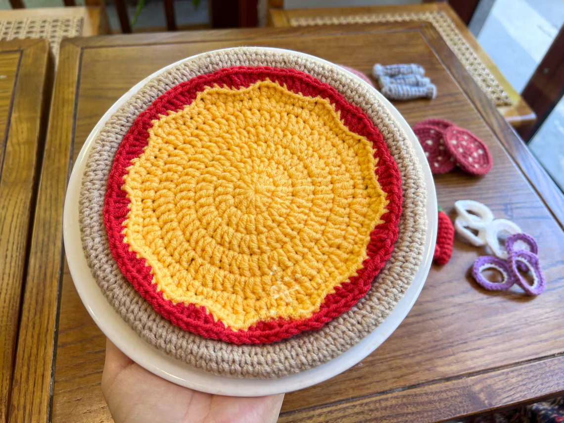 Pizza Play Set Crochet Pattern