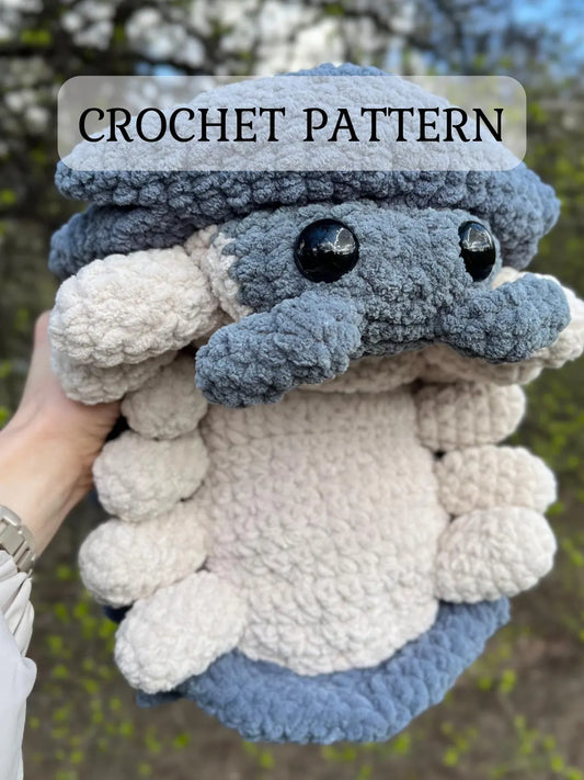 Plush Roly Poly Pill Bug Crochet Pattern