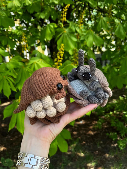 Plush Roly Poly Pill Bug Crochet Pattern