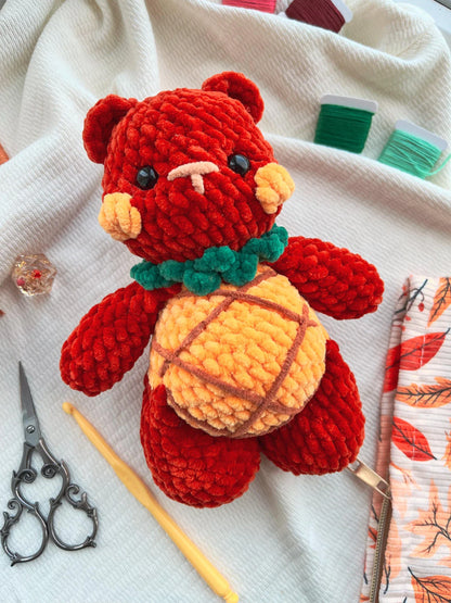 Puff Bear Fruit Crochet Pattern