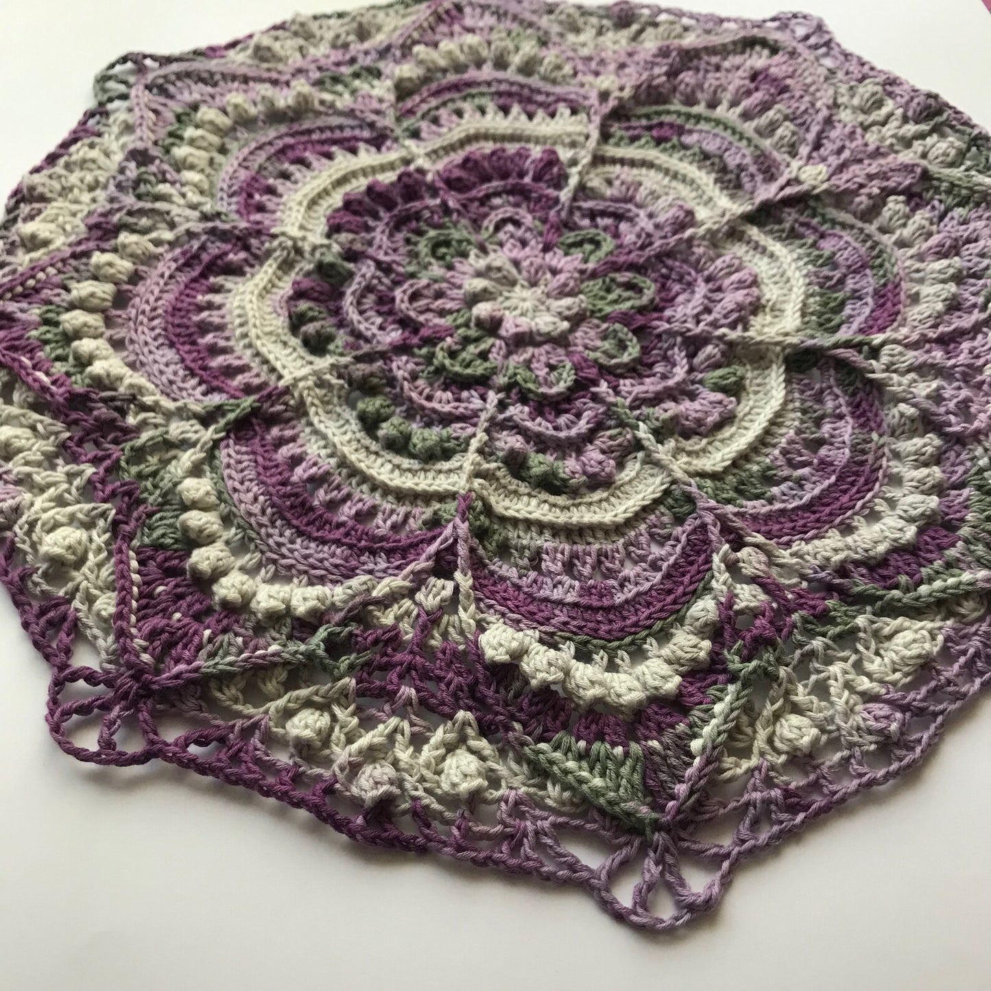 Ripple Effect Mandala Crochet Pattern