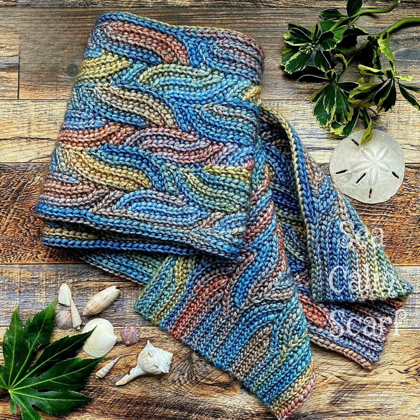 Sea Calm Scarf Pattern