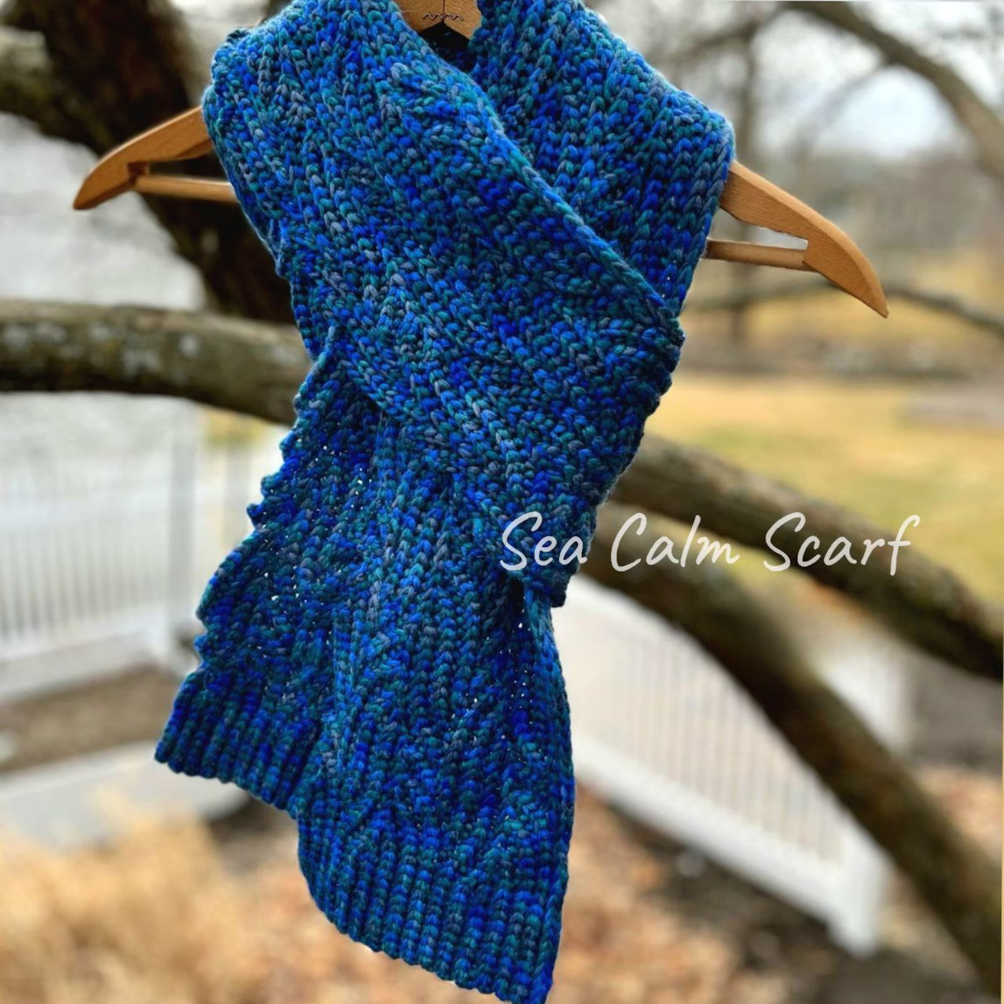 Sea Calm Scarf Pattern