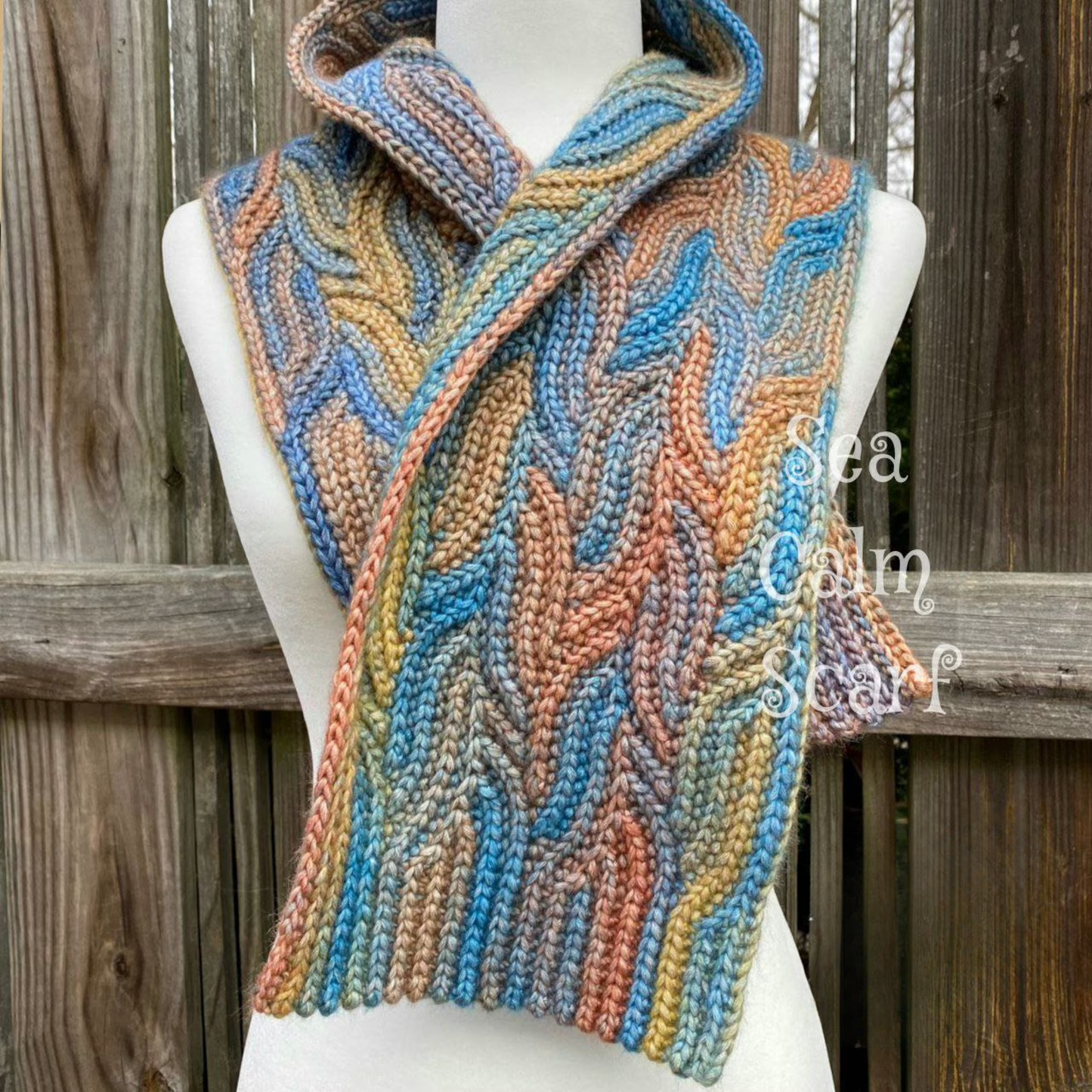 Sea Calm Scarf Pattern