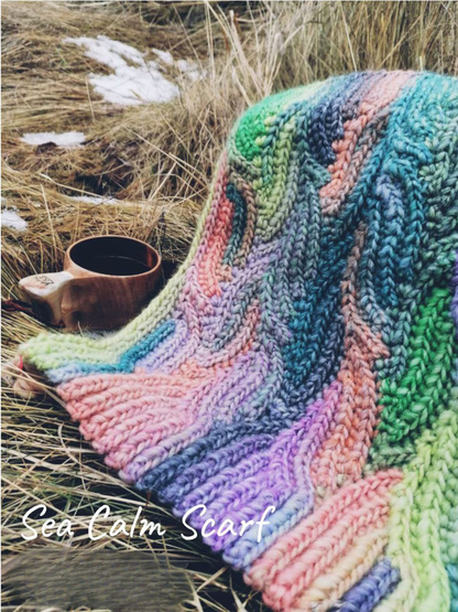 Sea Calm Scarf Pattern