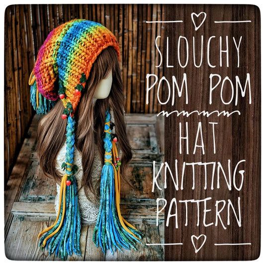 Slouchy Hat Knitting Pattern