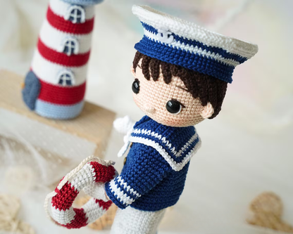 Sailor Boy Doll Crochet Pattern