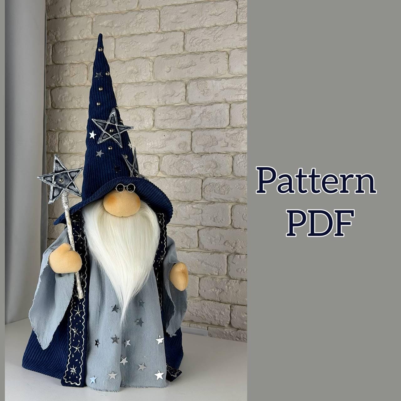 Scandinavian Star Gnome Sewing Pattern