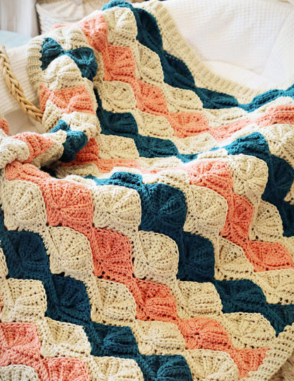 Shells Counterpane Blanket Crochet Pattern