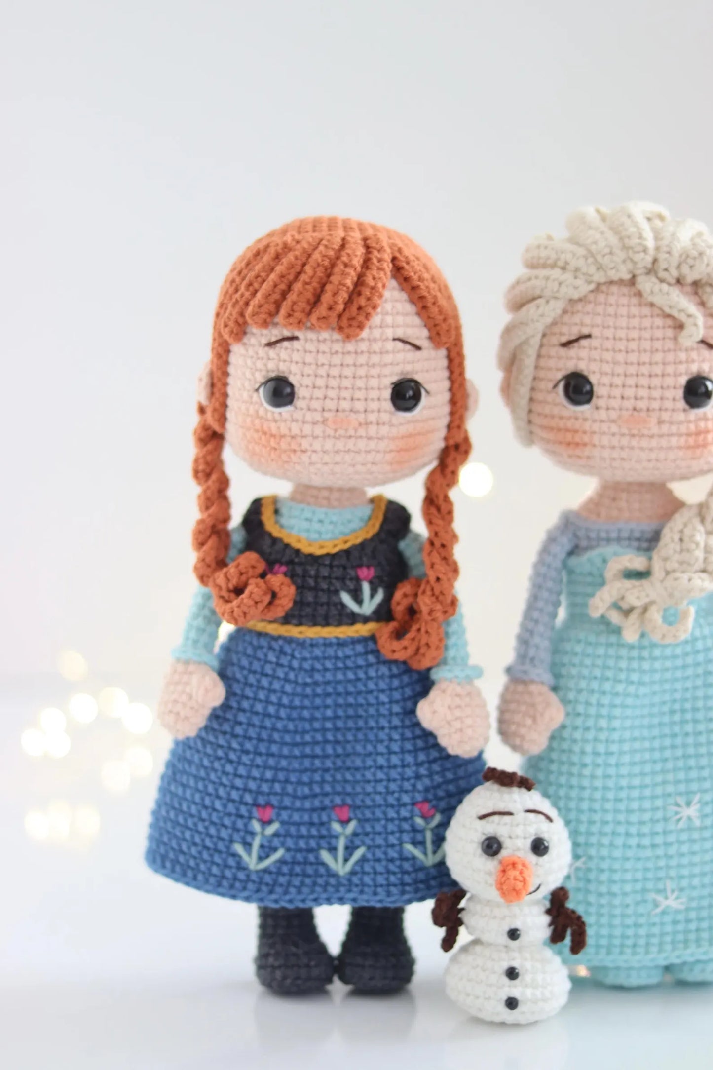 Snow Queens & Snowman Crochet Pattern