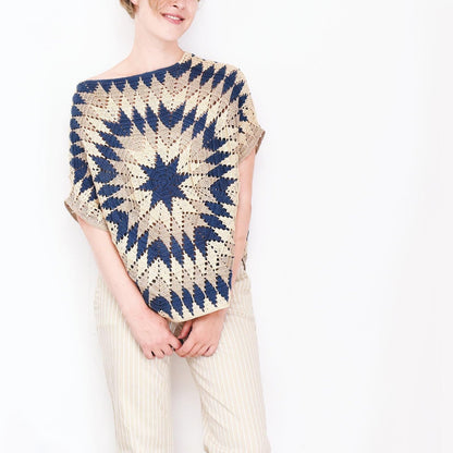 StarOver Poncho Crochet Pattern