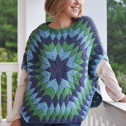 StarOver Poncho Crochet Pattern